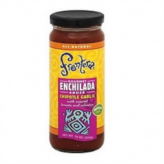 FRONTERA Chipotle Garlic Enchilada Sauce, 16 OZ Hot