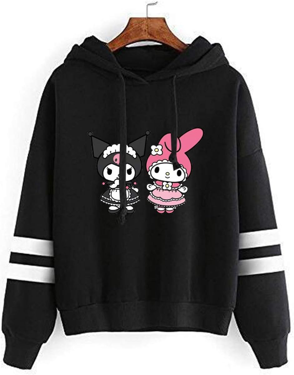 Cute Kuromi Hoodie Melody Sweatshirt Funny Clothes for Women Kuromi ...