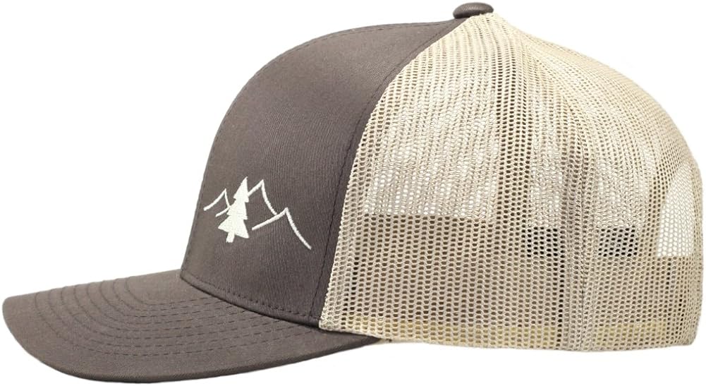 LINDO Trucker Hat - Great Outdoors Collection (Black/Graphite): Clothing
