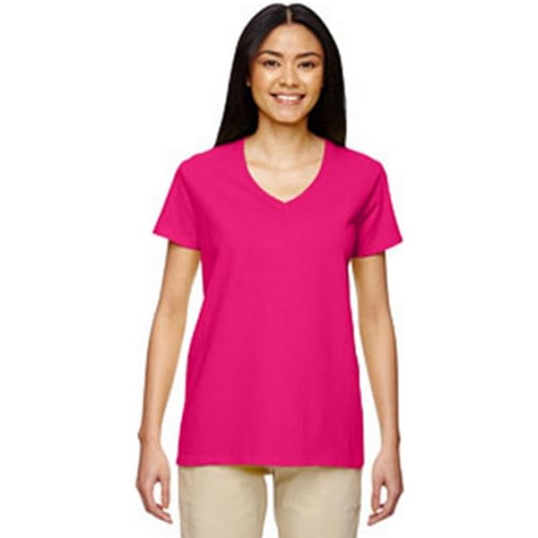 [NOTHING WRITTEN] 90's v-neck t-shirt (Red) ☆送料込☆ Women's V Neck T-Shirt – Stitch N Print Fox Valley