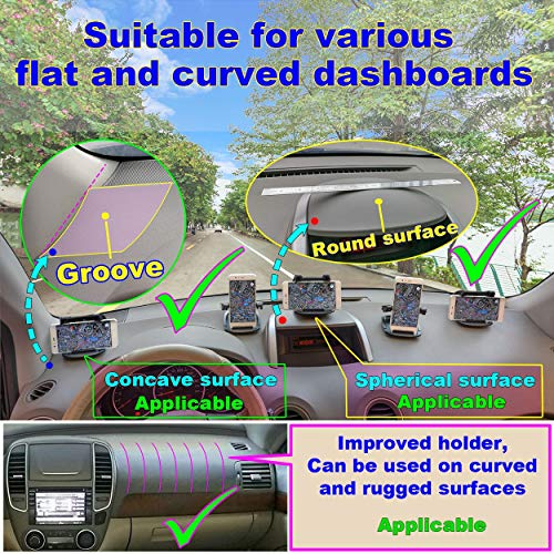 image for aneaseit Cell Phone Holder for Car Dashboard, (2nd Gen Plus) Car Phone