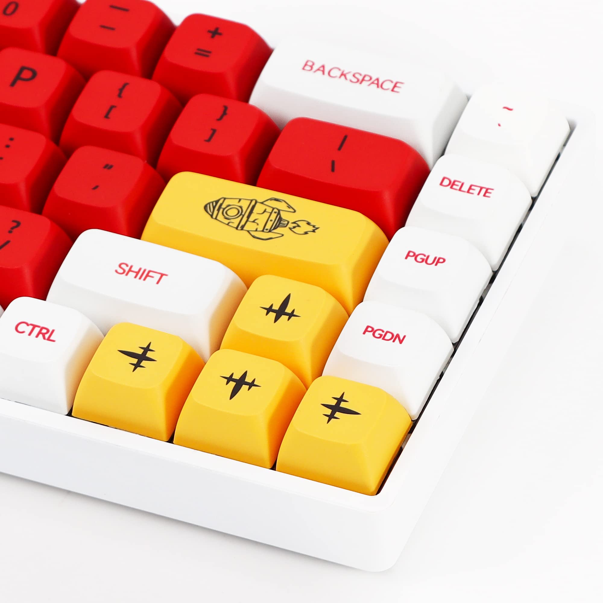 Mua XDA PBT keycap, 138 Key 2D Alien Sublimation Custom red Key Cap Set ...