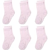 Silky Toes Non-Skid Baby Girl Boy Toddler Socks Multi Pack, Baby Gift Set
