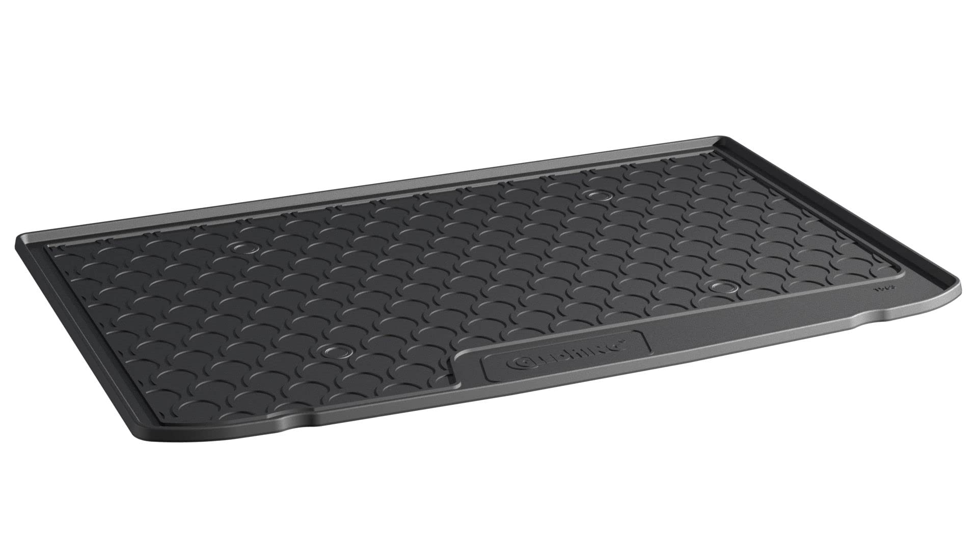 Gledring Rubbasol (Rubber) Boot Liner Compatible with Renault Captur II 2020- (Height Variable Loading Floor), black