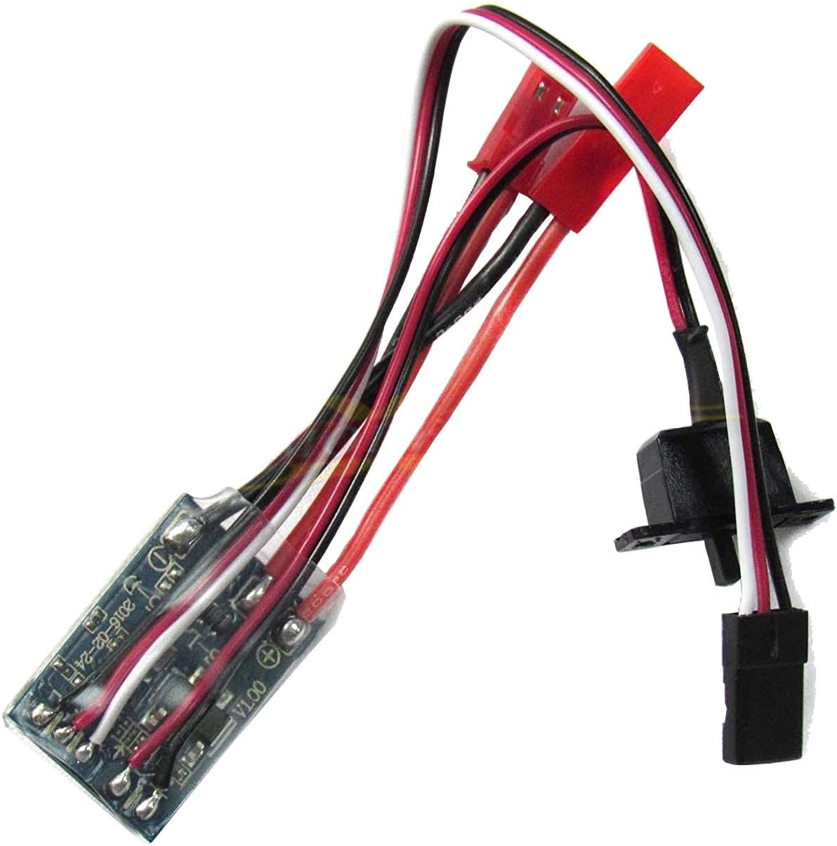 powerday RC 10A ESC Brushed Speed Controller for 1/16 18 24 Car Boat Tank w/o Brake This ESC can work with 130/180/260/280/380 Brushed Motor(Without brake ESC 1pcs) - Image 3