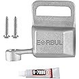 EVRBUL Upgraded Aluminum Driver Door Arm Rest Switch Panel Clip Repair Kit Car Door Arm Rest Bracket Compatible with 2003-2007 Chevrolet Silverado Avalanche Tahoe GMC Sierra Related# GMT800