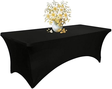 Spandex Table Cover Rectangular Stretch Tablecloth For Dj Tradeshows Vendors Home Garden Tablecloths Myayurveda My