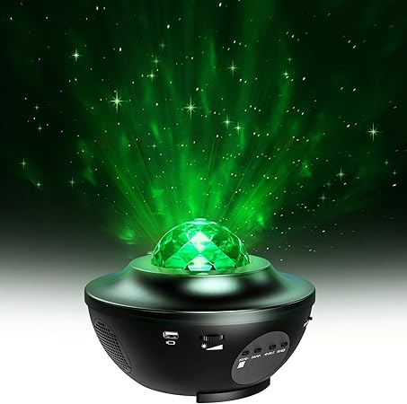 Star Projector, MiiKARE 2 in 1 Night Light Projector Adjustable