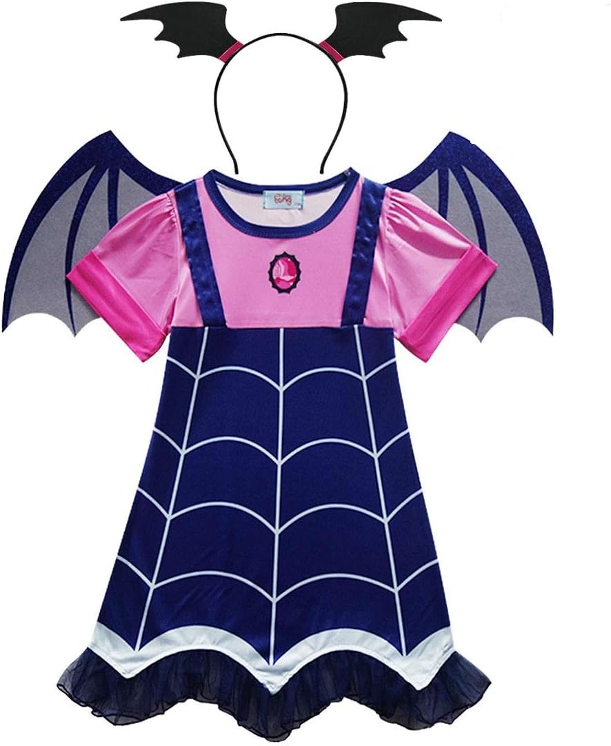 Vampirina Web Dress Costume for Your Little Girls Halloween Dress Up