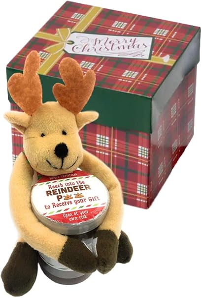 pooping reindeer toy