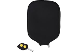 Racquet Cover for Pickleball, 8.6 x 12.2 Inch Neoprene Paddle Cover for Pickleball Racket Sleeve Storage Bag Compatible with 