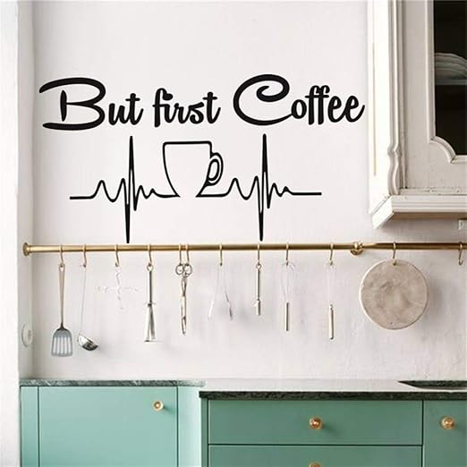 Pero El Primer Cafe Decoracion De La Cocina Adhesivos De Pared
