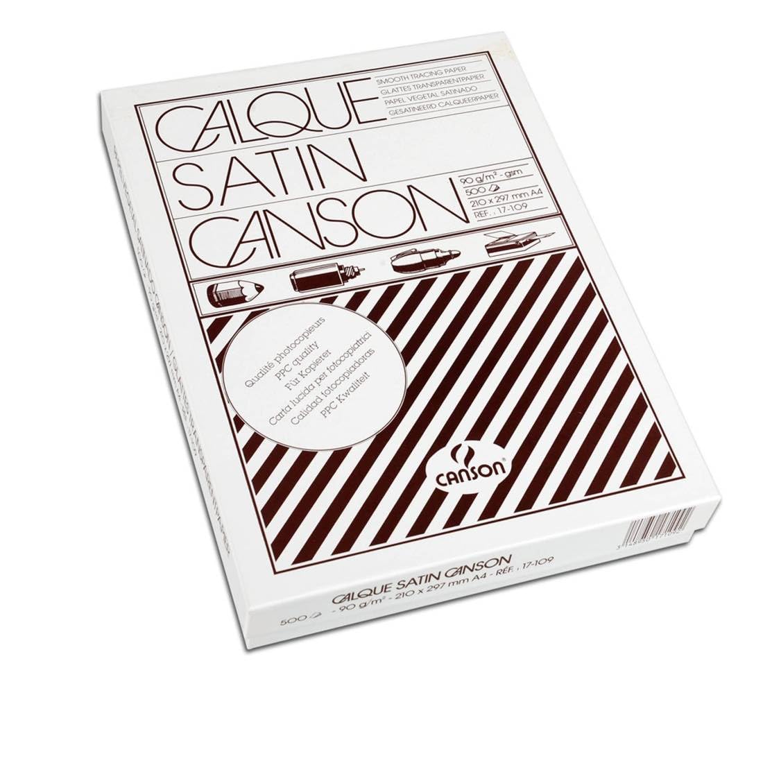 Canson 93932 Glossy Satin Paper, A4, 90-95 Gr, 250Fg