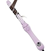 New Version Lanvier Rotating Curling Iron 1 Inch Automatic Curling Wand for Waves; Tourmaline Ceramic Self Curler with 2 Rotating Speed, 11 Adjustable Temperature & Dual Voltage for Worldwide Use