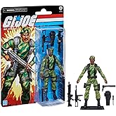 G.I. Joe Classified Series Retro Cardback SGT. Stalker, Collectible 6 Inch Action Figure with 8 Accessories