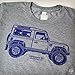 GarageProject101 Land Rover Defender Side T-Shirt L Athletic Gray
