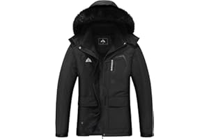 MOERDENG Women's Ski Jacket Waterproof Warm Winter Coat Hooded Snowboarding Jacket Versatile for Hiking & Winter Activities