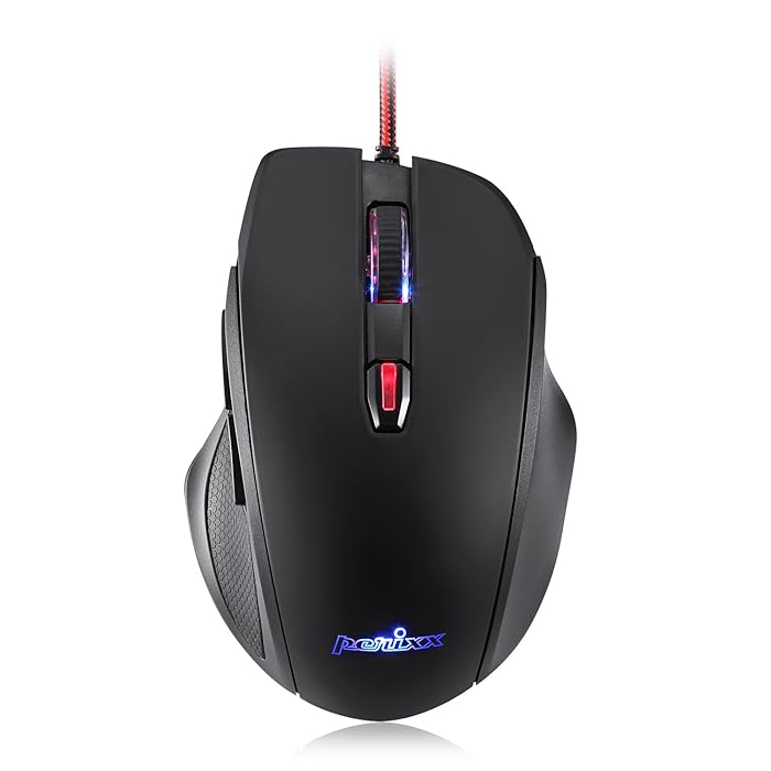 Buy Perixx MX-1100 Programmable Gaming Mouse - Avago ADNS 3050 Optical ...