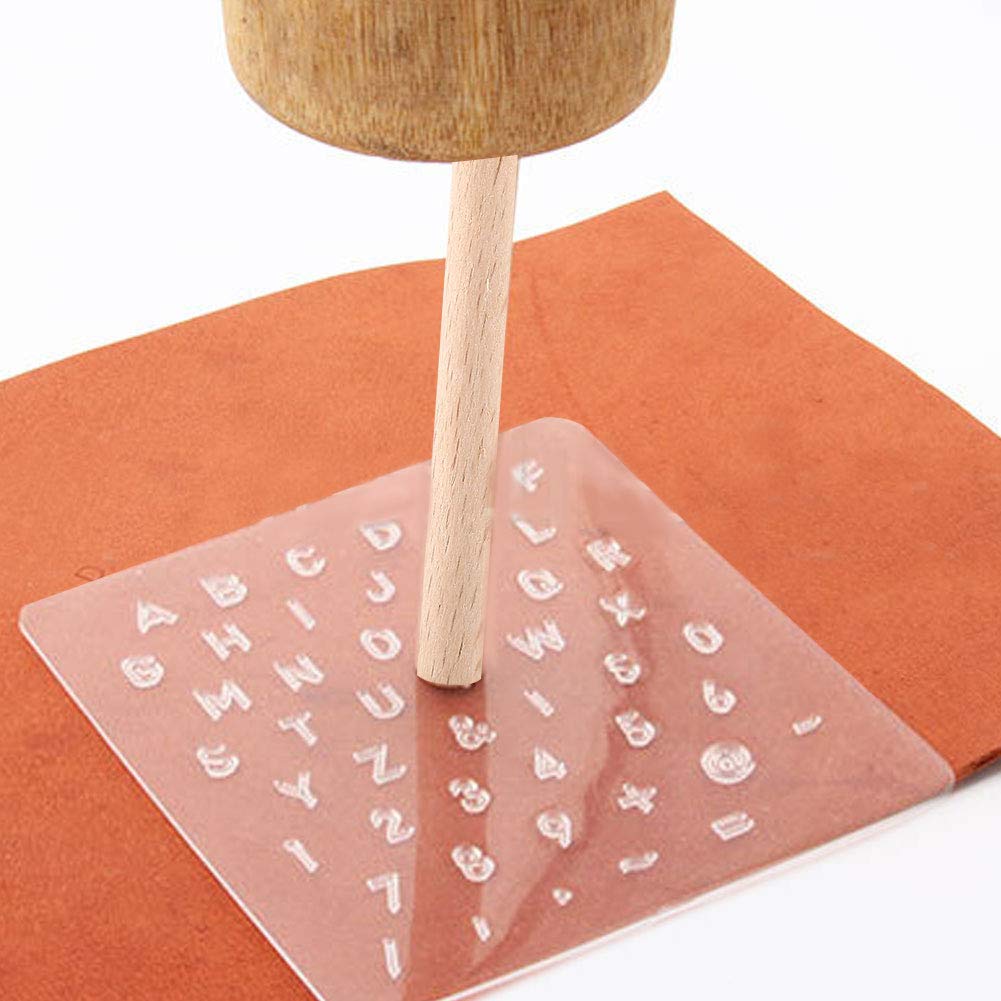 Leather Stamping Tools, Digital Character Stamp Punch Set for Leather Embossing Craft DIY, Leather Work Stamper