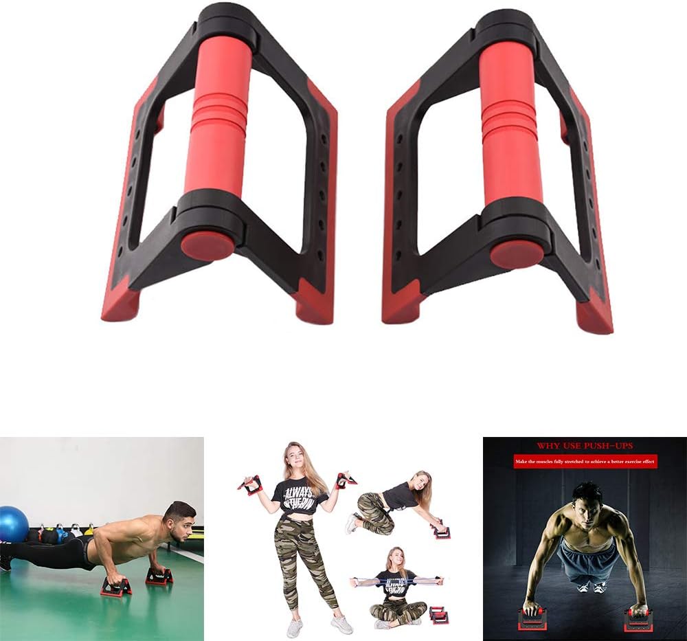A0ZBZ Fitness Push Up Bars NonSlip Foldable Pushup