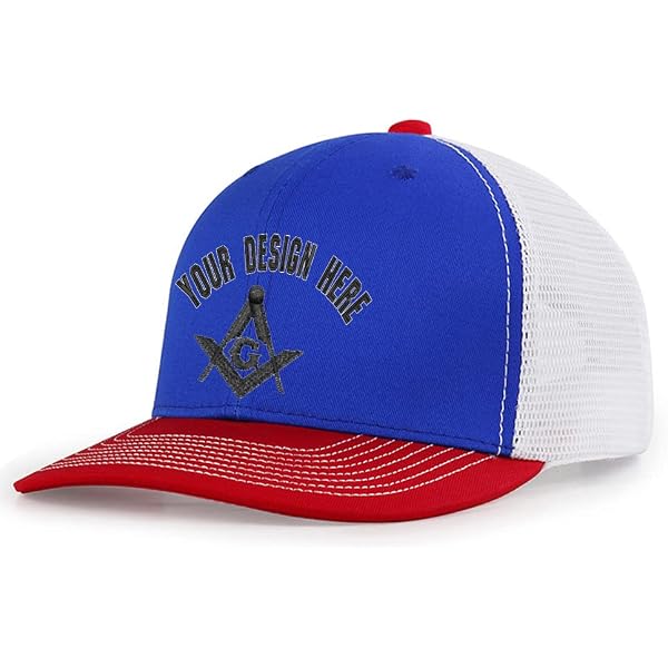 Custom Embroidered Trucker Hat - Adjustable Mesh Baseball Cap, Design Your Own Text For Western, Farm, Tractor Enthusiasts
