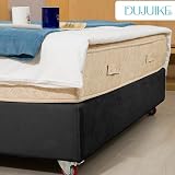 DUJUIKE Divan Bed Base Wrap Cover Velvet Elastic Fit Black Small Double view 4
