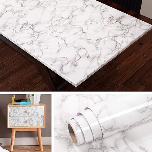 Livelynine Marble Wallpaper Peel And Stick Countertops 15 8x394