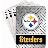 Pro Specialties Group Pittsburgh Steelers Playing Cards - Diamond Plate