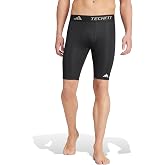 adidas Mens Techfit Compression Short Leggings Casual Bottoms Casual - Black