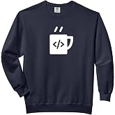 JavaScript Code Coffee Developer Programmer Comfort Colors Adult Sweatshirt
