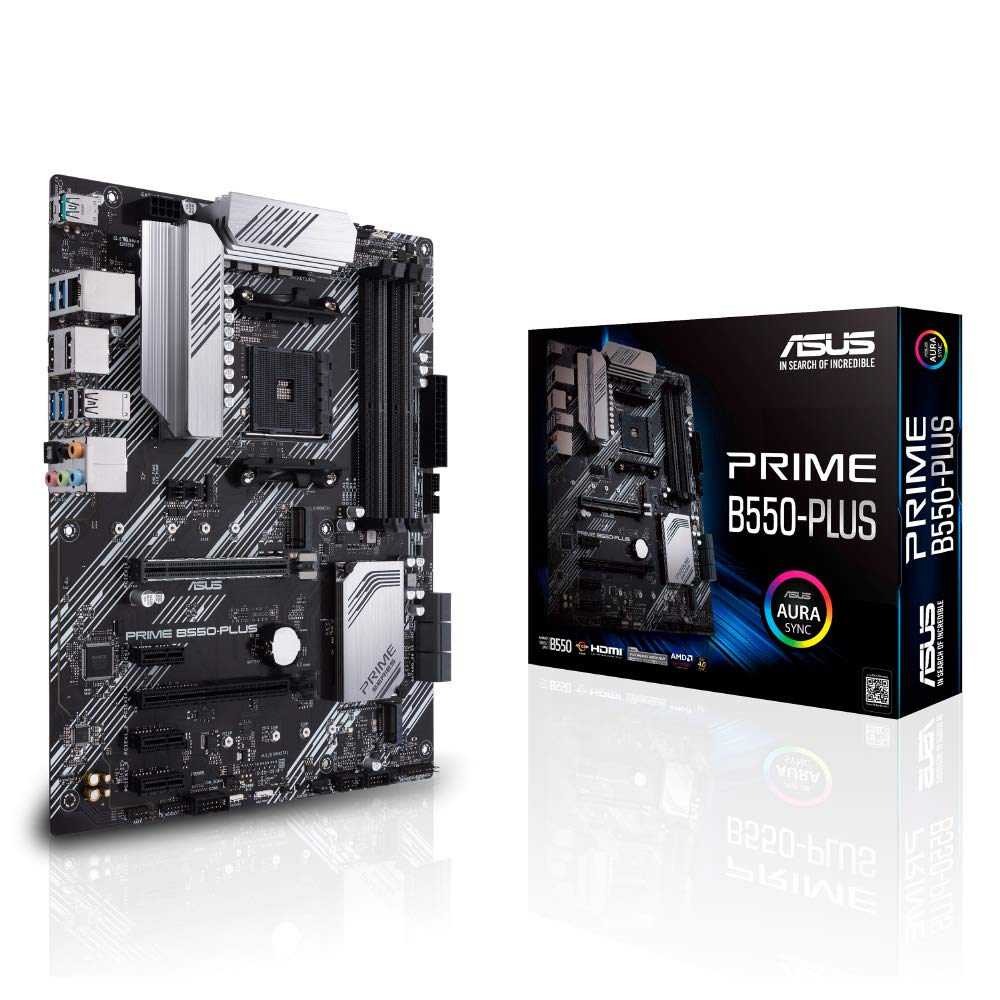 ASUS 90MB14U0-M0EAY0 Prime B550-PLUS Socket (PC) AM4 Form Factor (Details) ATX Motherboard Chipset AMD