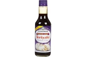 Kikkoman Marinade & Sauce, Roasted Garlic Teriyaki, 10 oz (Pack of 12)
