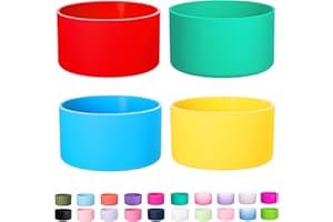 LONPARRY 4-Pack Silicone Boot for Stanley Cup Rubber Bottom Sleeve Protector for Tumbler Car Travel Cup Cover