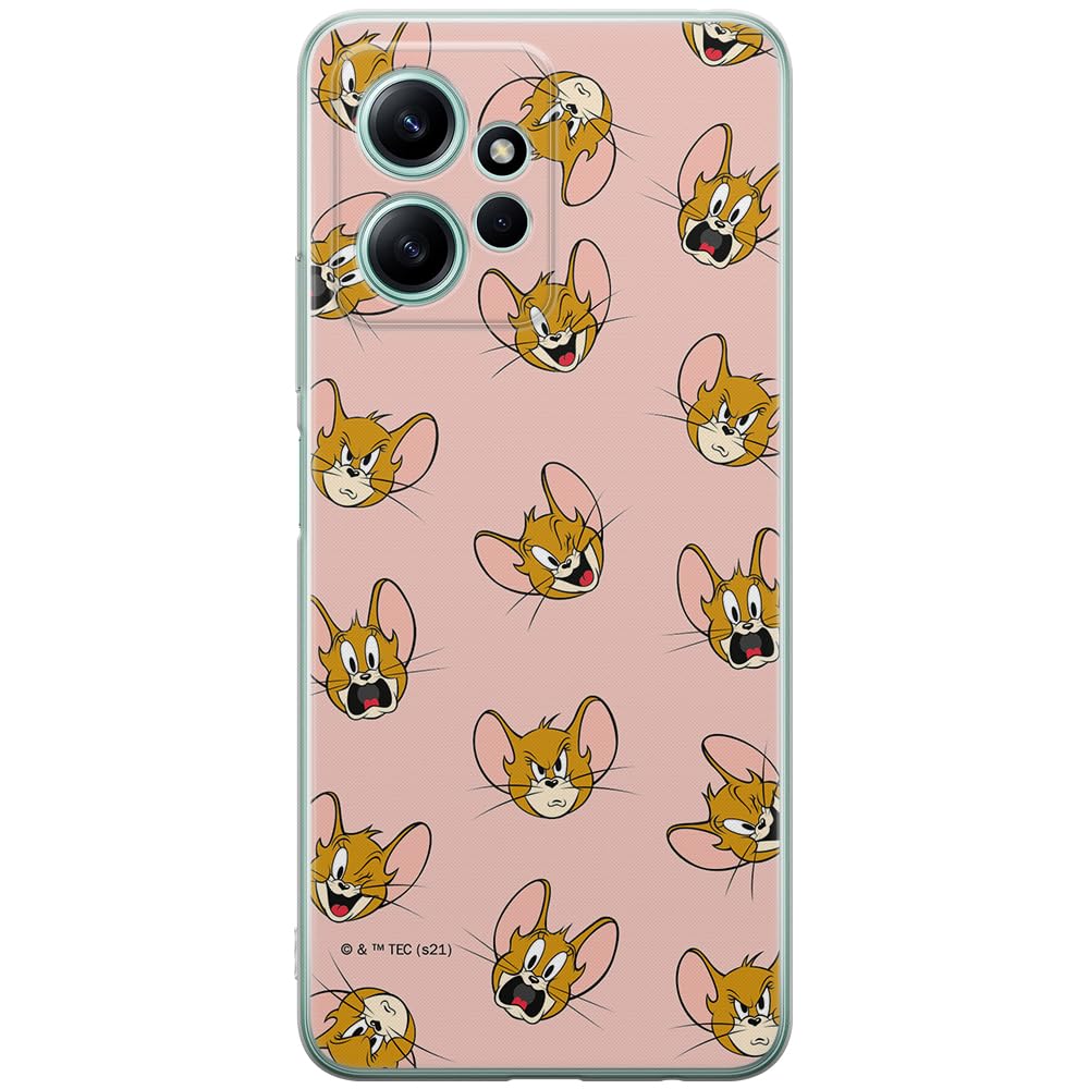 ERT GROUP mobile phone case for Xiaomi REDMI NOTE 12 4G original and officially Licensed Tom & Jerry pattern 008 optimally adapted to the shape of the mobile phone, case made of TPU