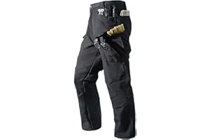 Mens Cargo Pant Winter Fleece Lined Stretch Tactical Work Trouser with Multiple Pocket Waterproof Hiking Outdoor Pant