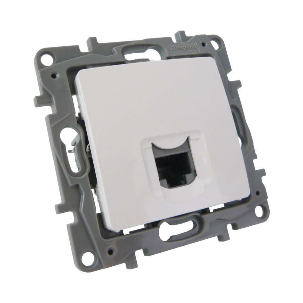 Legrand Niloe 764571 2918 RJ45 Data Socket Cat 5 UTP Network Socket Keystone White