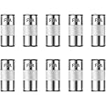 ALLECIN 8A 250V Fast Blow Ceramic Fuse 3.6X10MM F8A Universal Travel Power Adapter Replacement Fuses 8 Amp 250 Volt (Pack of 10pcs)
