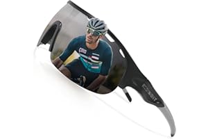 ROCKNIGHT HD Polarized Skin-Friendly Sports Sunglasses Super Light Ventilation Big Lens Youth Adult