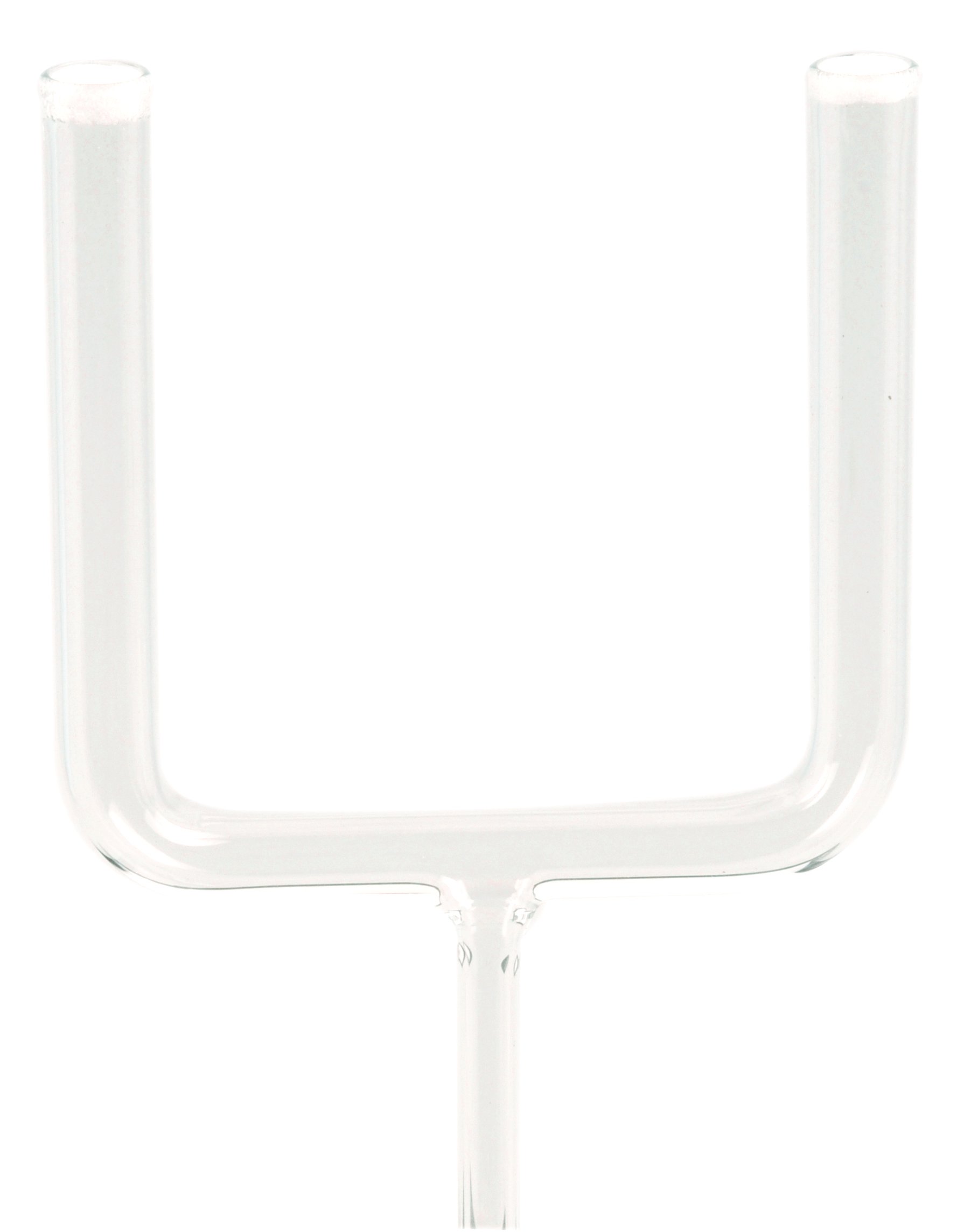 Borosilicate Salt Bridge (Diameter of "U" tubes: Outer: 0.53in/Inner: 0.41in; Diameter of bottom tube: Outer: 0.32in/Inner:0.19in