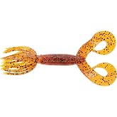 Yamamoto 5" Double Tail Hula GRUB FIRE Craw (10 Pack)