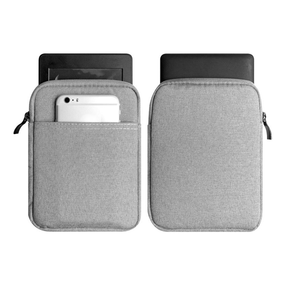 6-inch Protective Case For Kindle, Lightweight Protective Sleeve Cover Bag Pouch Cases with Cotton Lining for Kindle Paperwhite3 for Voyage 558/958/KV E-reader(Gray)