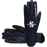 SCUBAPRO Seamless Dive Glove, 1.5mm, Black, M