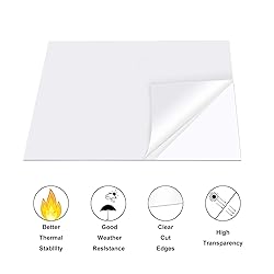 YSTIME 8" x 12" Clear Acrylic Sheet Plexiglass
