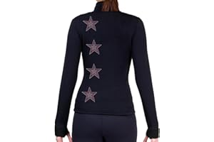 ny2 Sportswear Figure Skating Polartec Polar Fleece Jacket with Rhinestones JR119B