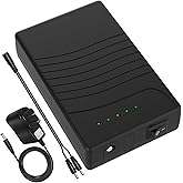 TalentCell Rechargeable 12V DC Output Lithium ion Battery Pack for LED Strip/Light/Panel/Amplifier and CCTV Camera with Charg