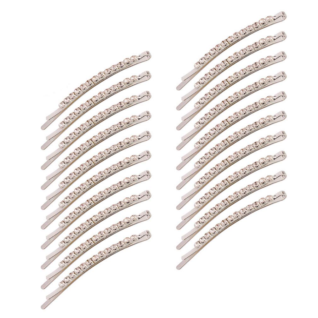 24 Pieces Pin Hair Clips-Fashion Korean Pin Hair Clips Sweet Alloy Catch Chain Fashion Hair Clips, Hair Clip Styling Tool Hair Accessories for Ladies and Girls : Beauty