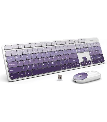 Amazon.com: Wireless Keyboard and Mouse Combo, Rechargeable
