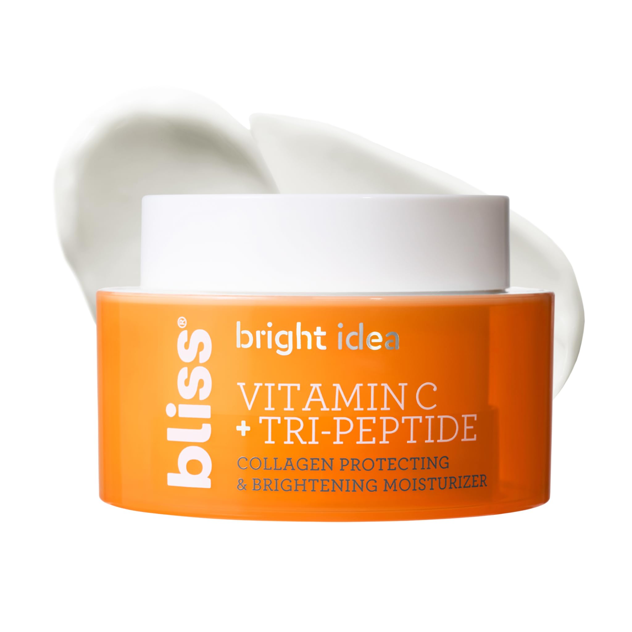 Bliss Bright Idea Tri-Peptide Brightening Moisturiser | Vitamin C & Squalane | Hydrating Anti-Aging Face Cream for Radiant Skin | Clean Vegan & Cruelty Free 50 ml