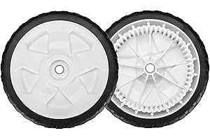 Fourtry 119-0311 Front Wheels for Toro 22" Recycler Mower, 137-4832 Drive Wheels Compatible with Toro 20330 20331 20339 20371 Self Propelled Mower FWD 22", 2 Pack, White