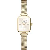 Daniel Wellington Quadro Mini 3-Link Two Tone Gold - Women Watch Stainless Steel Watch
